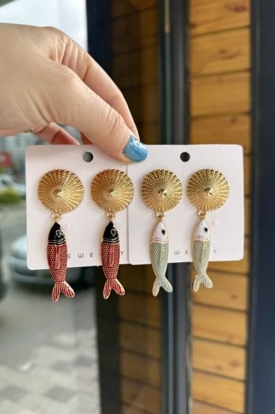 Marka Model Sallantılı Balık Küpe