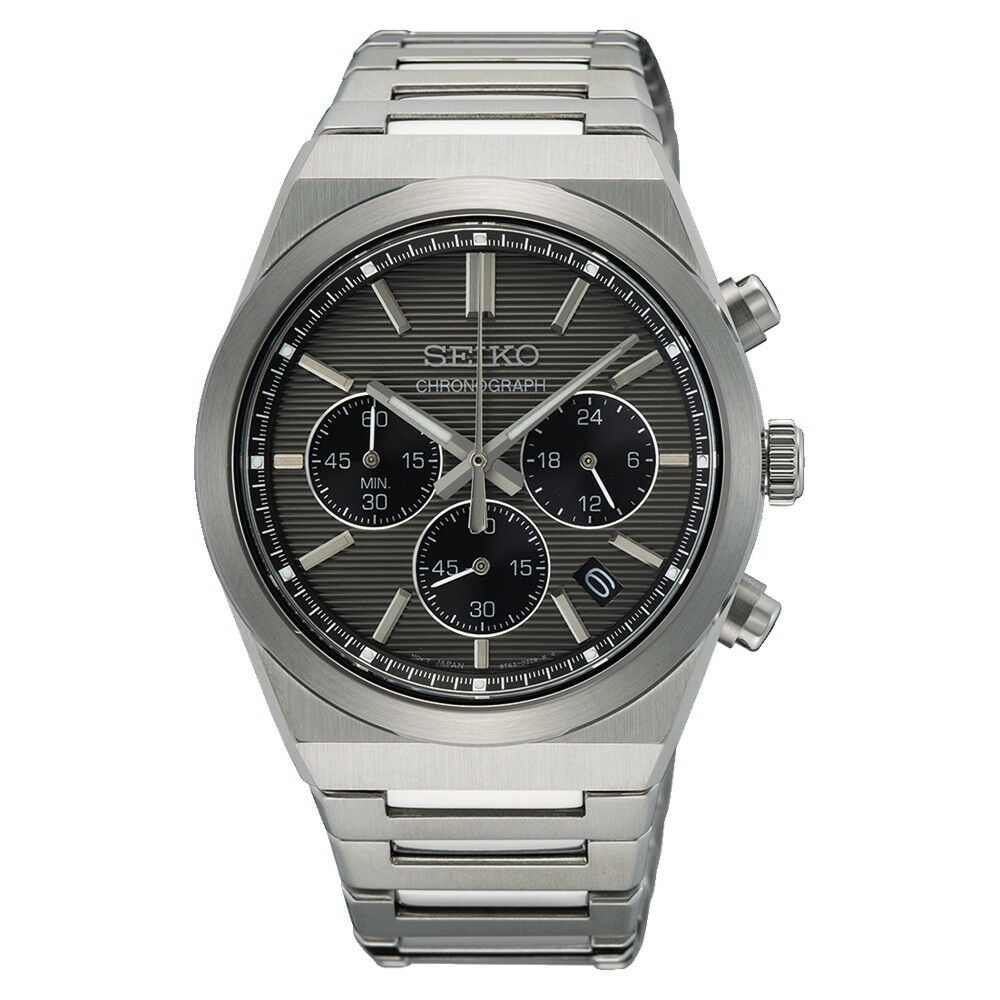 SEIKO SSB455P CHRONOGRAPH SAFİR CAM ÇELİK ERKEK KOL SAATİ