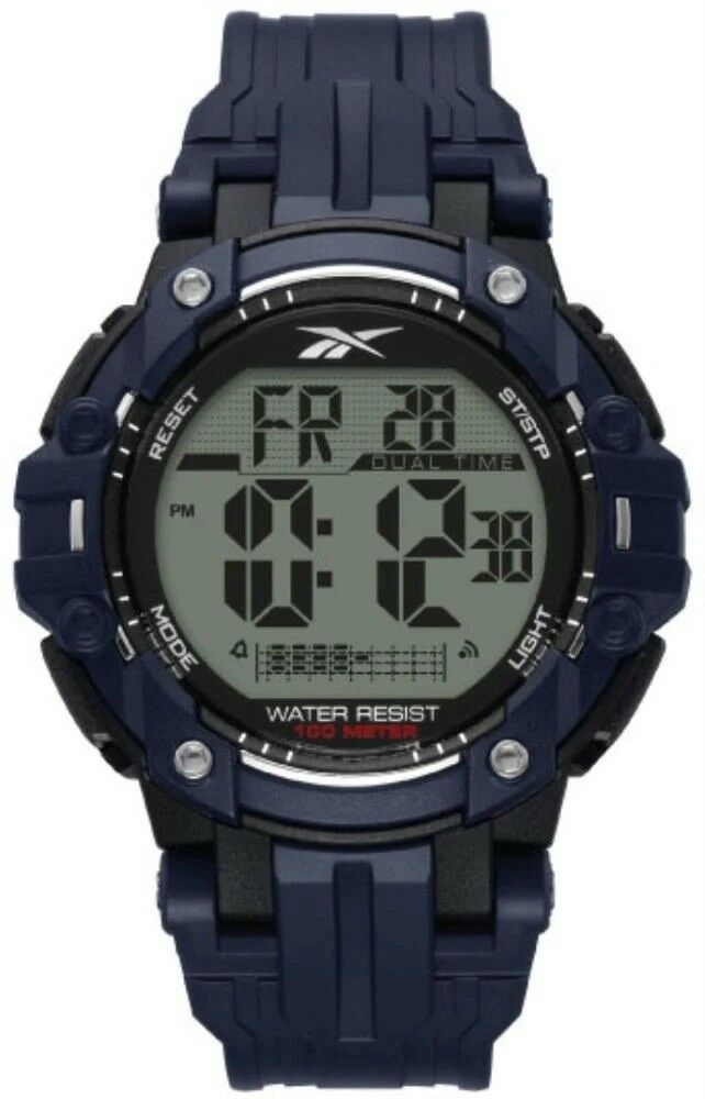 REEBOK RV-CRO-G9-PGIG-BG LACİVERT SİLİKON KORDON DİJİTAL ERKEK KOL SAATİ