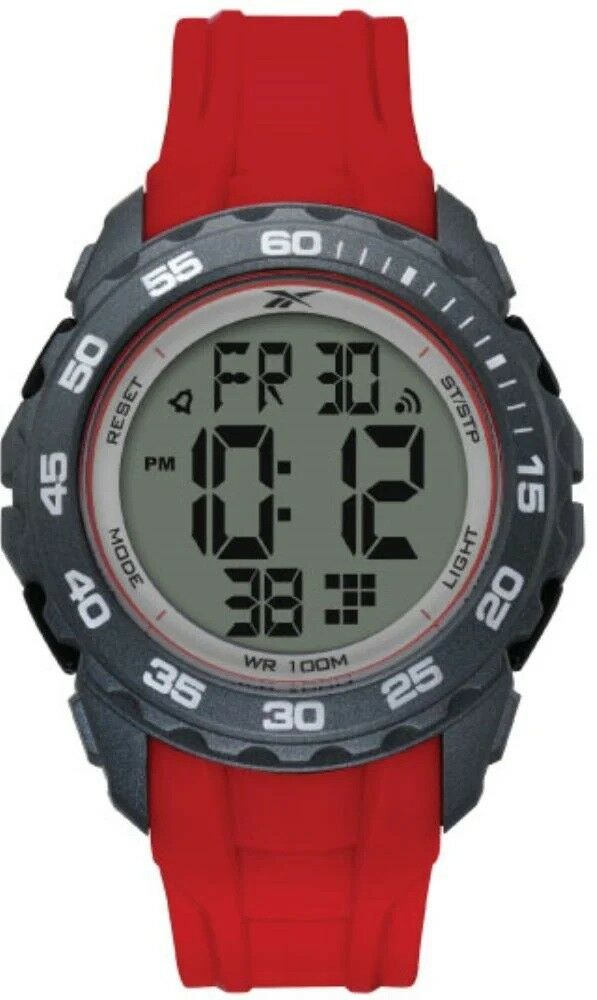 REEBOK RV-FRO-G9-PAPR-WR KIRMIZI SİLİKON KORDON DİJİTAL ERKEK KOL SAATİ