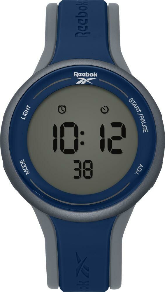 REEBOK RV-ELG-G9-PSIN-WN DİJİTAL MAVİ SİLİKON UNISEX KOL SAATİ