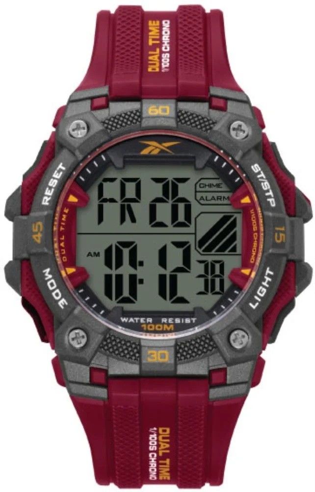 REEBOK RV-VAL-G9-PAPR-WO KIRMIZI SİLİKON KORDON DİJİTAL ERKEK KOL SAATİ