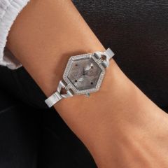 GUESS GUGW0680L1 ÇELİK TAŞLI KADIN KOL SAATİ