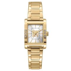 DKNY DK1L008M0065 ALTIN KAPLAMA DİKDÖRTGEN TAŞLI KADIN KOL SAATİ
