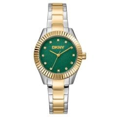 DKNY DK1L017M0085 ALTIN KAPLAMA YEŞİL KADRAN KADIN KOL SAATİ