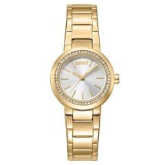 DKNY DK1L024M0135 ALTIN KAPLAMA TAŞLI KADIN KOL SAATİ