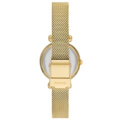 FOSSIL FBQ3898 ALTIN KAPLAMA HASIR TAŞLI KADIN KOL SAATİ