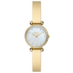 FOSSIL FBQ3895 ALTIN KAPLAMA TAŞLI KADIN KOL SAATİ