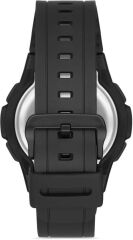 CASIO AEQ-100W-1AVDF SİYAH SİLİKON KORDON ANALOG/DİJİTAL ERKEK KOL SAATİ