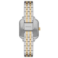 FOSSIL FBQ3908 KARE ALTIN KAPLAMA TAŞLI KADIN KOL SAATİ