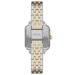 FOSSIL FBQ3908 KARE ALTIN KAPLAMA TAŞLI KADIN KOL SAATİ