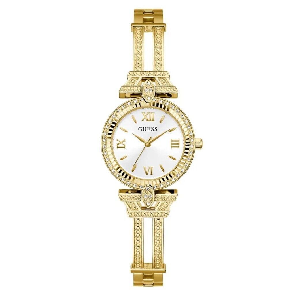GUESS GUGW0864L2 ALTIN KAPLAMA TAŞLI KADIN KOL SAATİ