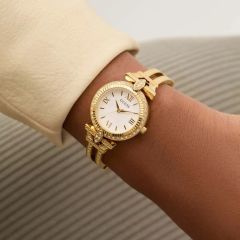 GUESS GUGW0864L2 ALTIN KAPLAMA TAŞLI KADIN KOL SAATİ