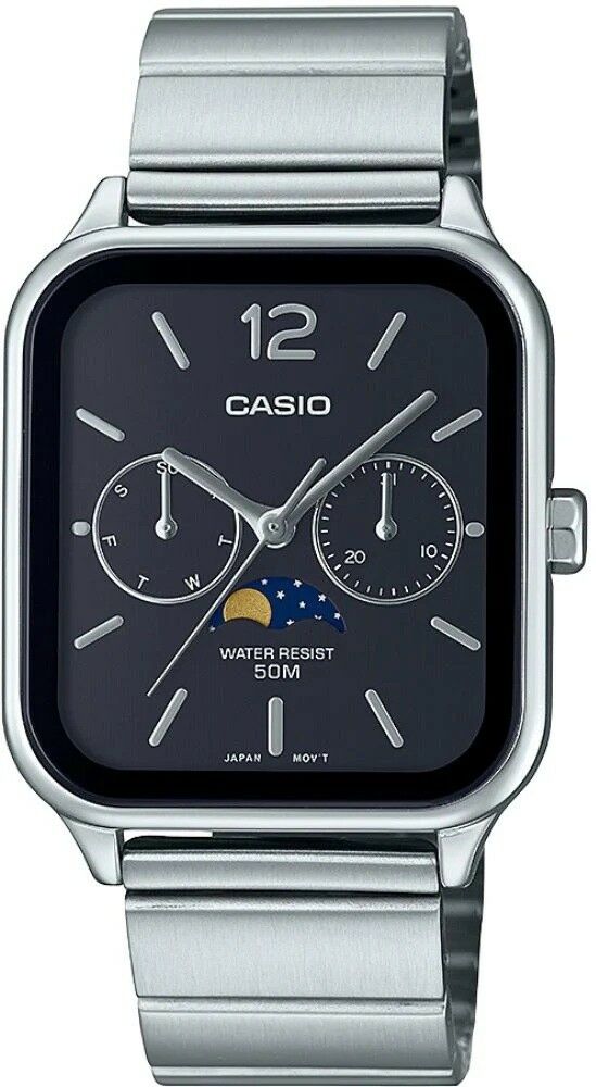 CASIO MTP-M305D-1AVDF DİKDÖRTGEN ÇELİK ERKEK KOL SAATİ