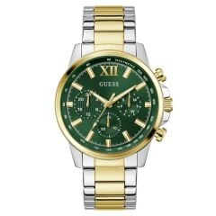 GUESS GUGW0900G5 ALTIN KAPLAMA YEŞİL KADRAN ERKEK KOL SAATİ