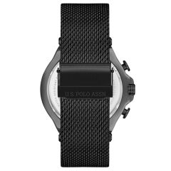 U.S. POLO ASSN. USPA1076-10 SİYAH HASIR KORDON ERKEK KOL SAATİ