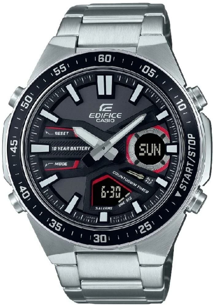 CASIO EFV-C110D-1A4VDF ANALOG/DİJİTAL ÇELİK ERKEK KOL SAATİ