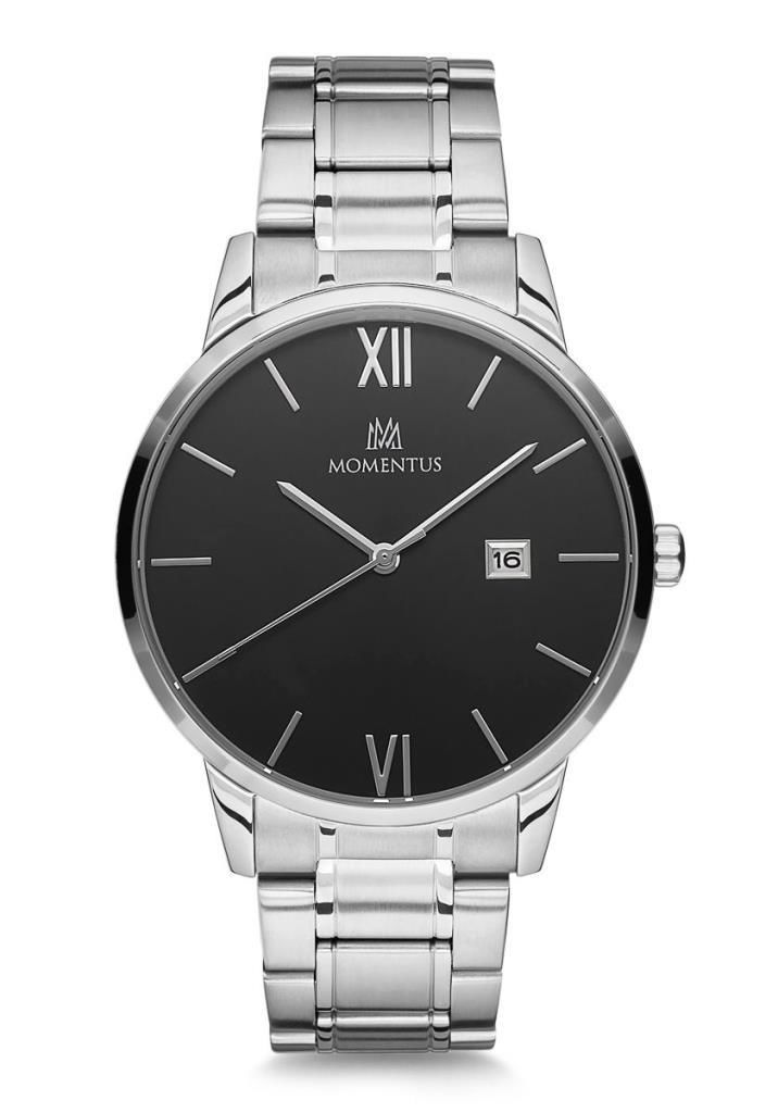 MOMENTUS KC253S-04SS TAKVİMLİ ÇELİK KLASİK ERKEK KOL SAATİ