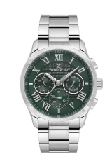 DANIEL KLEIN DK102-DKE.1.10644-3 YEŞİL KADRAN ROMA RAKAMLI METAL ERKEK KOL SAATİ