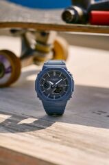 CASIO G-SHOCK GA-B2100-2ADR LACİVERT SİLİKON KORDON ANALOG/DİJİTAL PİLSİZ SOLAR ERKEK KOL SAATİ