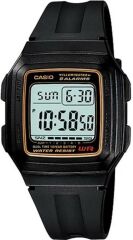 CASIO F-201WA-9ADF SİYAH SİLİKON KORDON DİJİTAL ERKEK KOL SAATİ