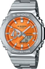 CASIO G-SHOCK GM-2110D-4ADR TURUNCU KADRAN ANALOG/DİJİTAL ÇELİK ERKEK KOL SAATİ