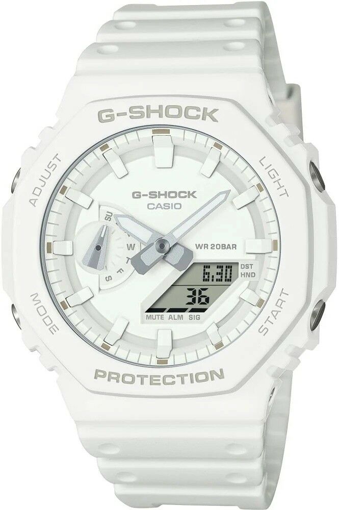 CASIO G-SHOCK GA-2100-7A7DR BEYAZ SİLİKON KORDON ANALOG/DİJİTAL ERKEK KOL SAATİ