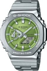 CASIO G-SHOCK GM-2110D-3ADR YEŞİL KADRAN ANALOG/DİJİTAL ÇELİK ERKEK KOL SAATİ