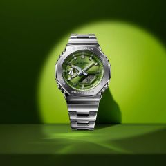 CASIO G-SHOCK GM-2110D-3ADR YEŞİL KADRAN ANALOG/DİJİTAL ÇELİK ERKEK KOL SAATİ