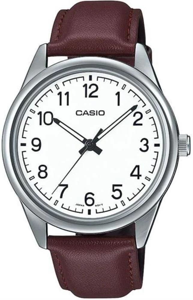 CASIO MTP-V005L-7B4UDF KAHVERENGİ DERİ KORDON RAKAMLI ERKEK KOL SAATİ