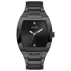 GUESS GUGW0387G3 SİYAH İYON KAPLAMA PIRLANTALI ERKEK KOL SAATİ