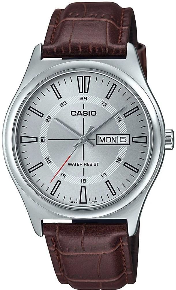 CASIO MTP-V006L-7CUDF KAHVERENGİ DERİ KORDON ERKEK KOL SAATİ