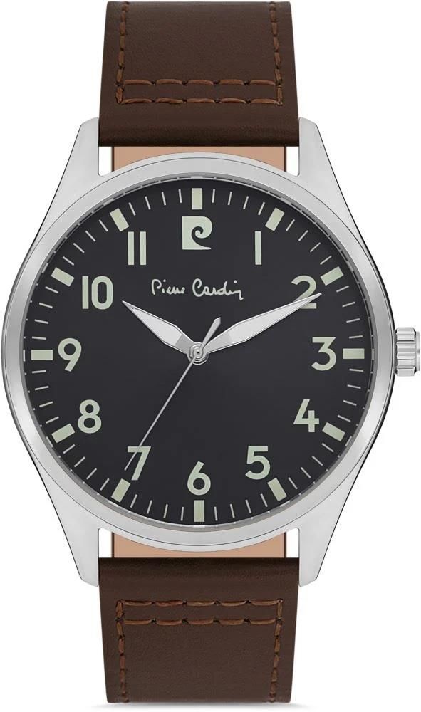 PIERRE CARDIN PC800601F11 KAHVERENGİ DERİ KORDON ERKEK KOL SAATİ