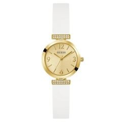 GUESS GUGW0912L2 BEYAZ SİLİKON KORDON KADIN KOL SAATİ