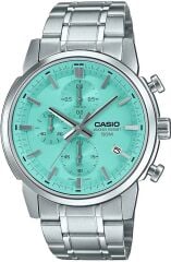 CASIO MTP-E510D-2AVDF TURKUAZ KADRAN ÇELİK ERKEK KOL SAATİ