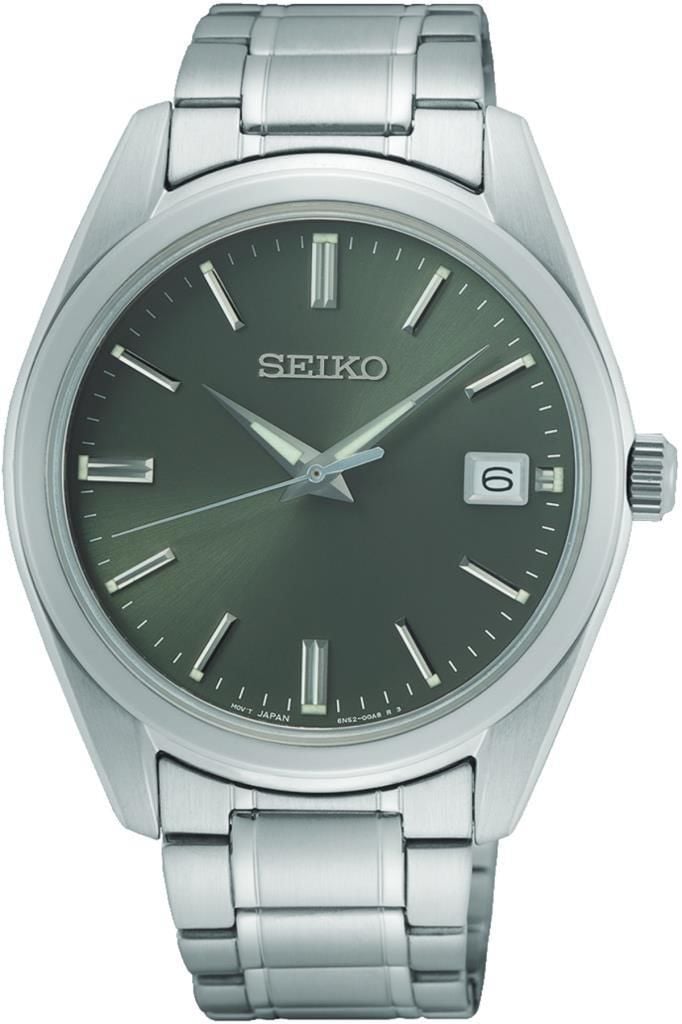 SEIKO SUR527P SAFİR CAM YEŞİL KADRAN ÇELİK ERKEK KOL SAATİ