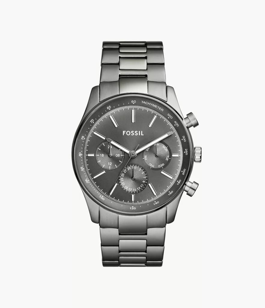 FOSSIL FBQ2854 FÜME İYON KAPLAMA ERKEK KOL SAATİ