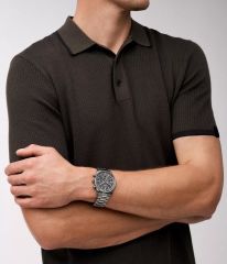 FOSSIL FBQ2854 FÜME İYON KAPLAMA ERKEK KOL SAATİ