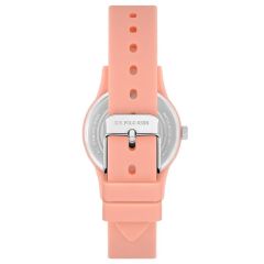 U.S. POLO ASSN. USPA2089-04 PEMBE SİLİKON KORDON KADIN KOL SAATİ