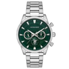 U.S. POLO ASSN. USPA1055-03 YEŞİL KADRAN ÇELİK ERKEK KOL SAATİ