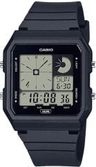 CASIO LF-20W-1ADF SİYAH SİLİKON KORDON DİJİTAL KARE ERKEK KOL SAATİ
