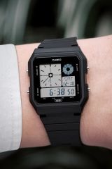 CASIO LF-20W-1ADF SİYAH SİLİKON KORDON DİJİTAL KARE ERKEK KOL SAATİ
