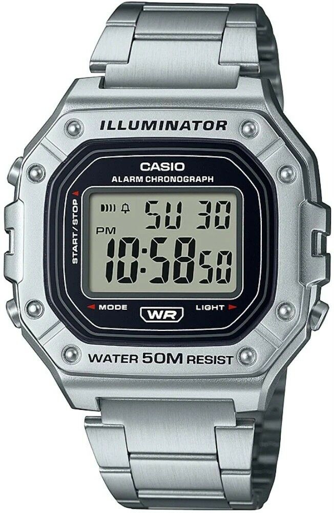 CASIO W-218HD-1AVDF METAL DİJİTAL ERKEK KOL SAATİ