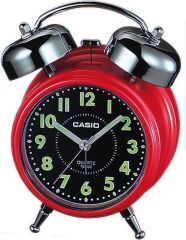 CASIO TQ-362-4ADF ALARMLI IŞIKLI KIRMIZI ÇALAR MASA SAATİ