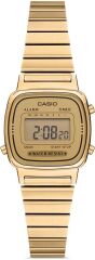 CASIO LA670WGA-9DF ALTIN KAPLAMA RETRO BAYAN KOL SAATİ