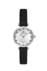 DANIEL KLEIN DK101-DK.1.13919-1 SİYAH DERİ KORDON KADIN KOL SAATİ