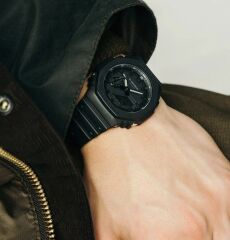 CASIO G-SHOCK GA-2100-1A1DR SİYAH SİLİKON KORDON ANALOG/DİJİTAL ERKEK KOL SAATİ