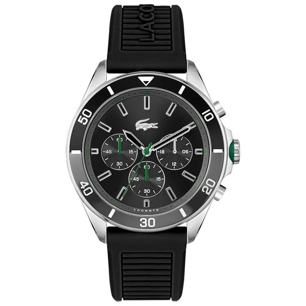 LACOSTE LAC2011152 SİYAH SİLİKON KORDON ERKEK KOL SAATİ