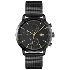LACOSTE LAC2011194 SİYAH HASIR KORDON ERKEK KOL SAATİ