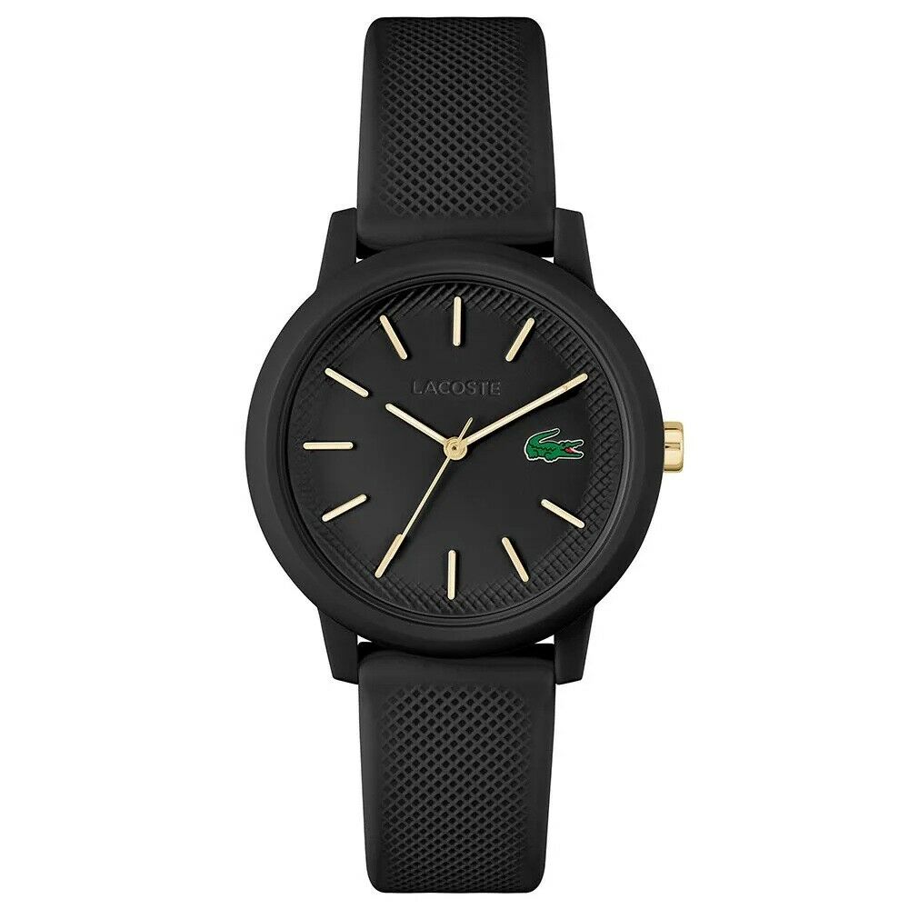 LACOSTE LAC2001212 SİYAH SİLİKON KORDON KADIN KOL SAATİ